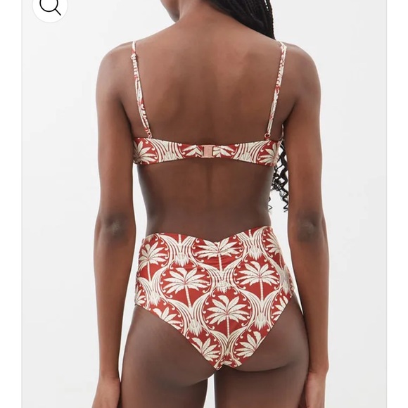 Vintage Fashion Print Beach Bikini Set- size small - Picture 7 of 7